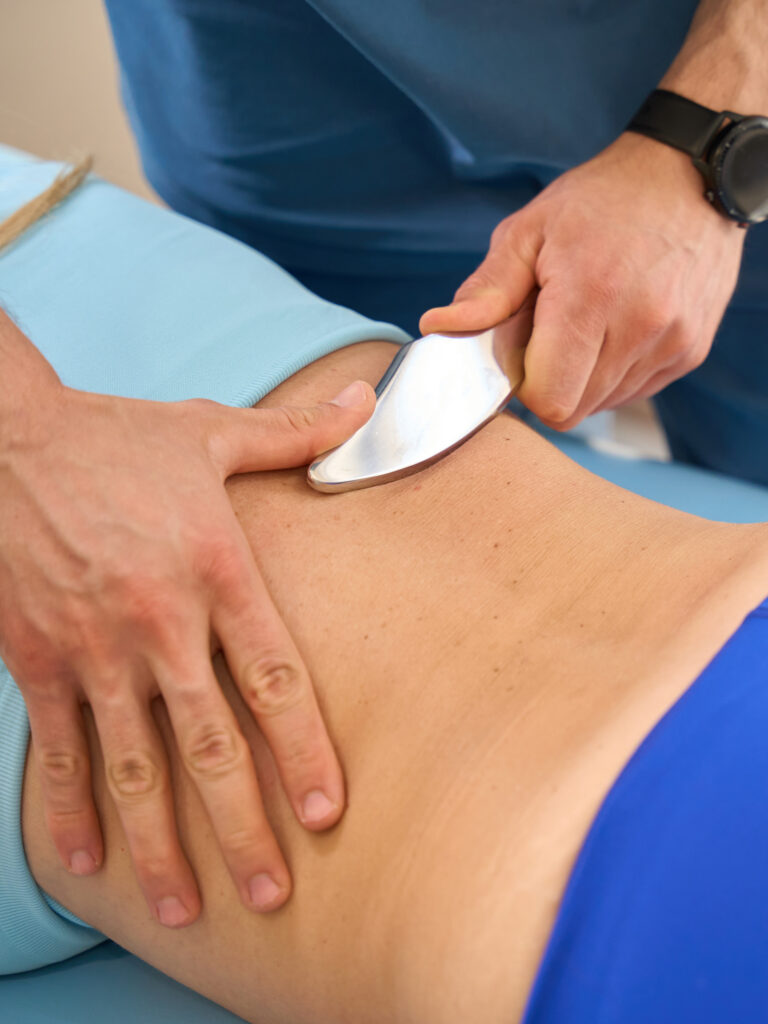 IASTM instrument-assisted soft tissue treatment